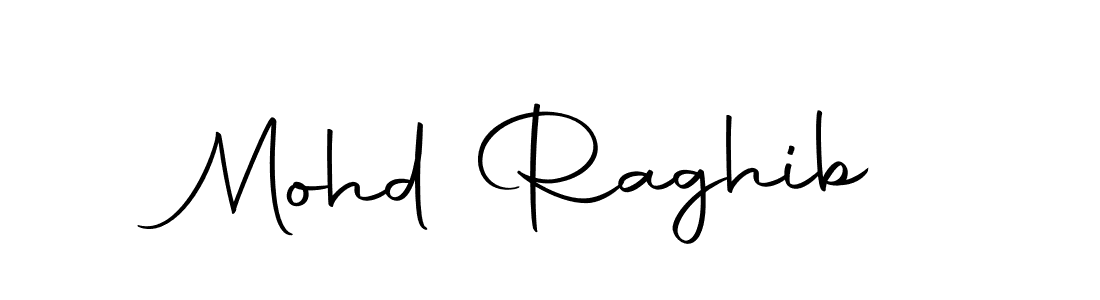 Design your own signature with our free online signature maker. With this signature software, you can create a handwritten (Autography-DOLnW) signature for name Mohd Raghib. Mohd Raghib signature style 10 images and pictures png