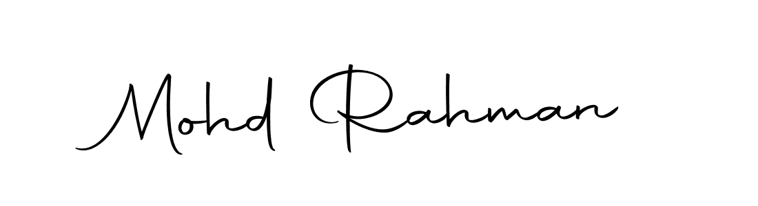 You can use this online signature creator to create a handwritten signature for the name Mohd Rahman. This is the best online autograph maker. Mohd Rahman signature style 10 images and pictures png