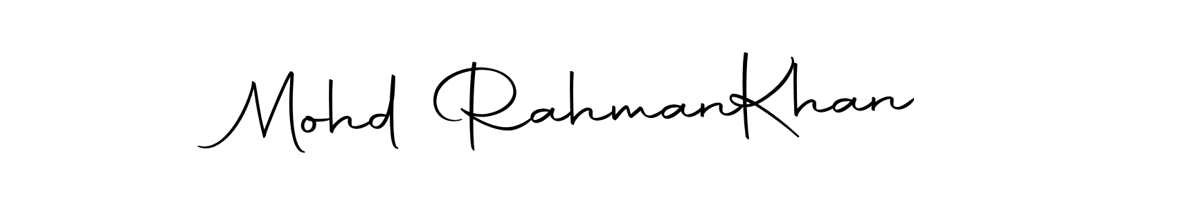 How to make Mohd Rahman  Khan signature? Autography-DOLnW is a professional autograph style. Create handwritten signature for Mohd Rahman  Khan name. Mohd Rahman  Khan signature style 10 images and pictures png