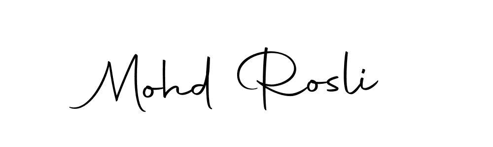 You should practise on your own different ways (Autography-DOLnW) to write your name (Mohd Rosli) in signature. don't let someone else do it for you. Mohd Rosli signature style 10 images and pictures png