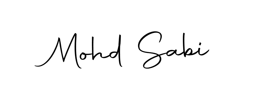 Make a beautiful signature design for name Mohd Sabi. With this signature (Autography-DOLnW) style, you can create a handwritten signature for free. Mohd Sabi signature style 10 images and pictures png