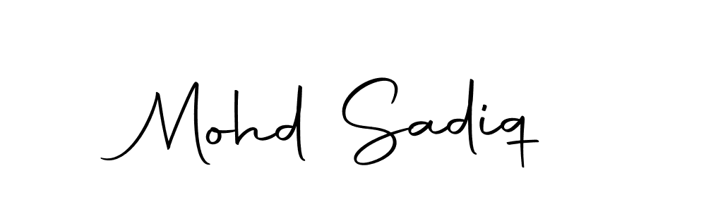 It looks lik you need a new signature style for name Mohd Sadiq. Design unique handwritten (Autography-DOLnW) signature with our free signature maker in just a few clicks. Mohd Sadiq signature style 10 images and pictures png