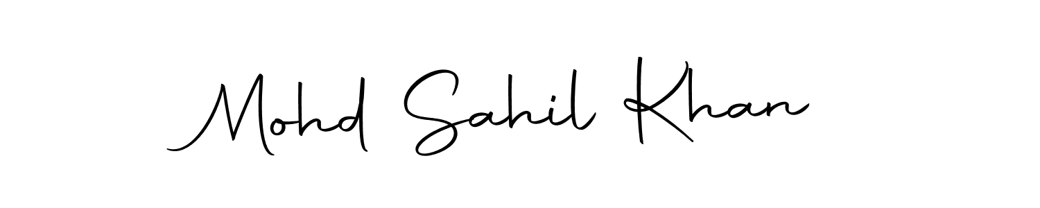 Make a beautiful signature design for name Mohd Sahil Khan. Use this online signature maker to create a handwritten signature for free. Mohd Sahil Khan signature style 10 images and pictures png