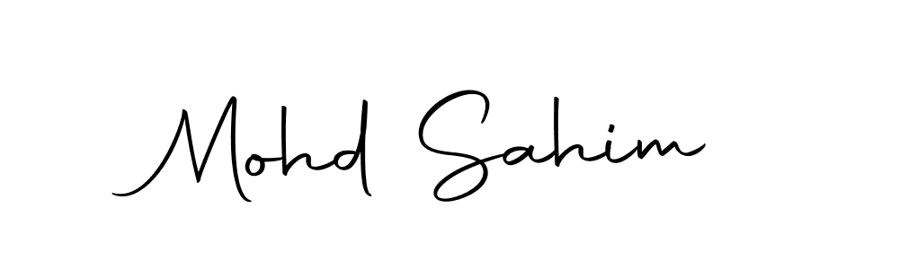 Make a short Mohd Sahim signature style. Manage your documents anywhere anytime using Autography-DOLnW. Create and add eSignatures, submit forms, share and send files easily. Mohd Sahim signature style 10 images and pictures png