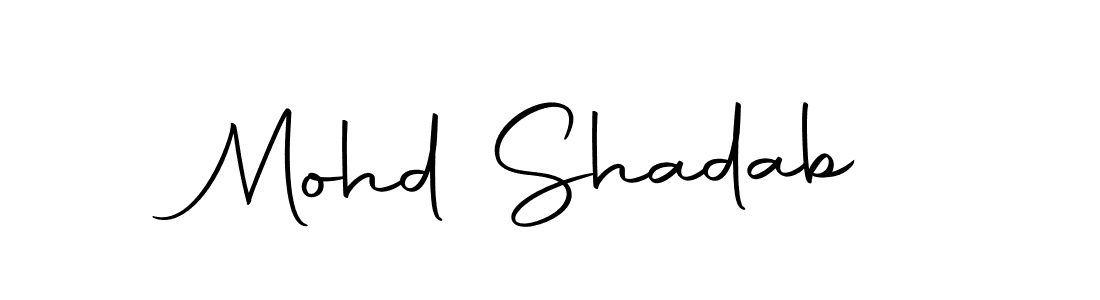 This is the best signature style for the Mohd Shadab name. Also you like these signature font (Autography-DOLnW). Mix name signature. Mohd Shadab signature style 10 images and pictures png
