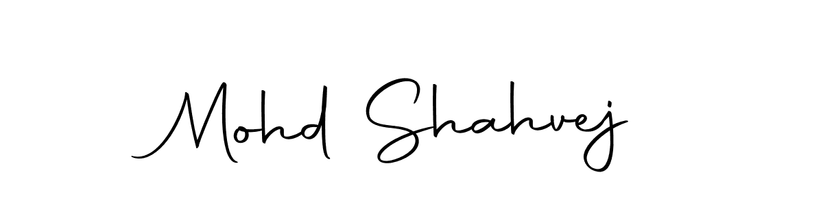 Make a beautiful signature design for name Mohd Shahvej. With this signature (Autography-DOLnW) style, you can create a handwritten signature for free. Mohd Shahvej signature style 10 images and pictures png