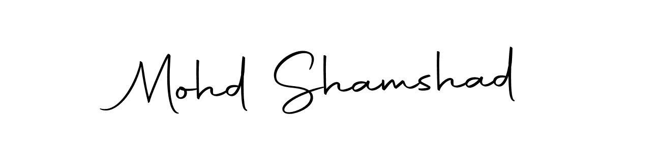 Make a beautiful signature design for name Mohd Shamshad. Use this online signature maker to create a handwritten signature for free. Mohd Shamshad signature style 10 images and pictures png