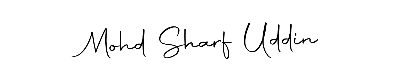 Design your own signature with our free online signature maker. With this signature software, you can create a handwritten (Autography-DOLnW) signature for name Mohd Sharf Uddin. Mohd Sharf Uddin signature style 10 images and pictures png