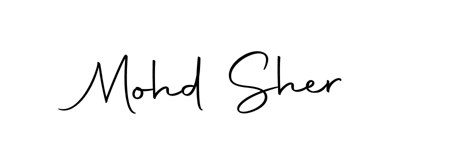 Make a beautiful signature design for name Mohd Sher. Use this online signature maker to create a handwritten signature for free. Mohd Sher signature style 10 images and pictures png