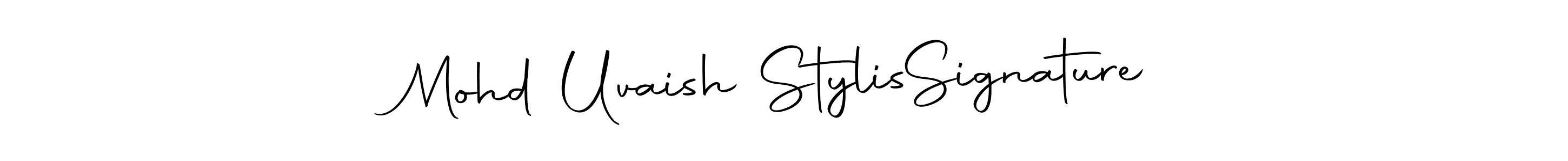 Make a beautiful signature design for name Mohd Uvaish Stylis  Signature. Use this online signature maker to create a handwritten signature for free. Mohd Uvaish Stylis  Signature signature style 10 images and pictures png