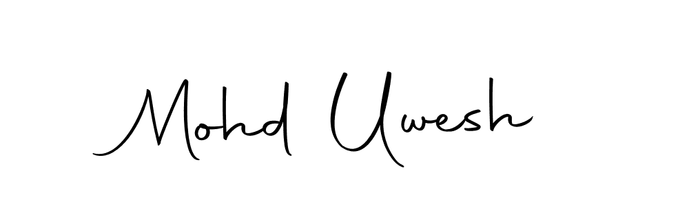Create a beautiful signature design for name Mohd Uwesh. With this signature (Autography-DOLnW) fonts, you can make a handwritten signature for free. Mohd Uwesh signature style 10 images and pictures png
