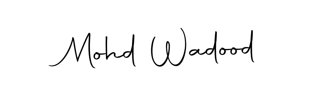 Make a beautiful signature design for name Mohd Wadood. Use this online signature maker to create a handwritten signature for free. Mohd Wadood signature style 10 images and pictures png