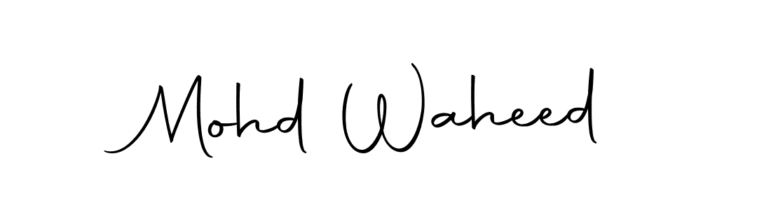 Make a beautiful signature design for name Mohd Waheed. Use this online signature maker to create a handwritten signature for free. Mohd Waheed signature style 10 images and pictures png