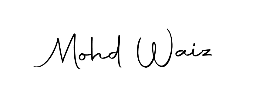 You should practise on your own different ways (Autography-DOLnW) to write your name (Mohd Waiz) in signature. don't let someone else do it for you. Mohd Waiz signature style 10 images and pictures png