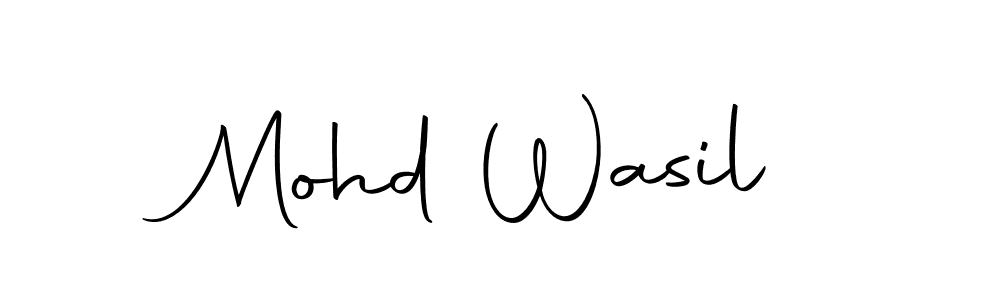 Also we have Mohd Wasil name is the best signature style. Create professional handwritten signature collection using Autography-DOLnW autograph style. Mohd Wasil signature style 10 images and pictures png