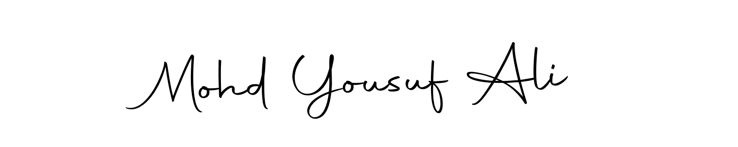 Mohd Yousuf Ali stylish signature style. Best Handwritten Sign (Autography-DOLnW) for my name. Handwritten Signature Collection Ideas for my name Mohd Yousuf Ali. Mohd Yousuf Ali signature style 10 images and pictures png