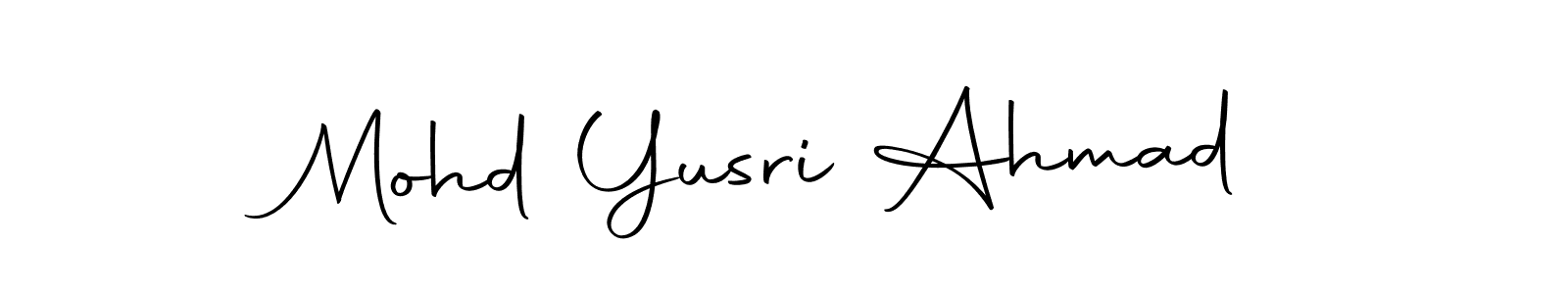 Mohd Yusri Ahmad stylish signature style. Best Handwritten Sign (Autography-DOLnW) for my name. Handwritten Signature Collection Ideas for my name Mohd Yusri Ahmad. Mohd Yusri Ahmad signature style 10 images and pictures png
