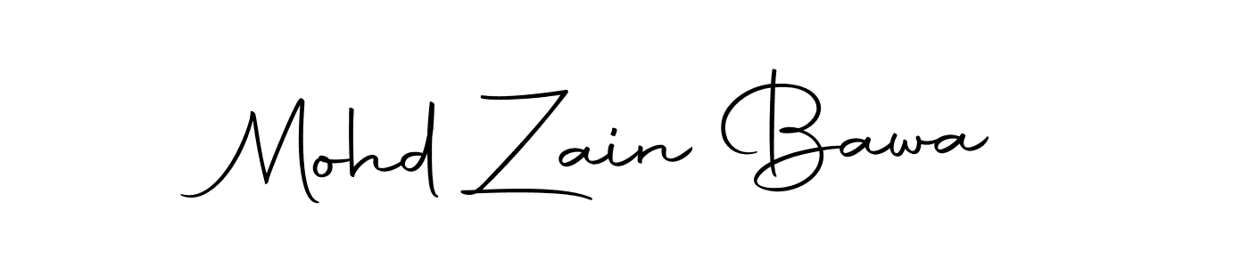Also we have Mohd Zain Bawa name is the best signature style. Create professional handwritten signature collection using Autography-DOLnW autograph style. Mohd Zain Bawa signature style 10 images and pictures png