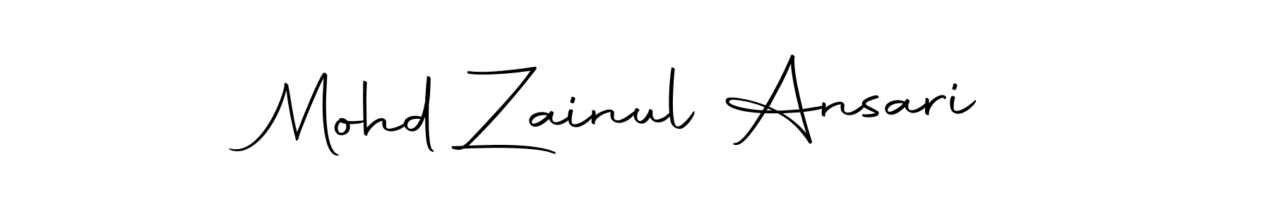 It looks lik you need a new signature style for name Mohd Zainul Ansari. Design unique handwritten (Autography-DOLnW) signature with our free signature maker in just a few clicks. Mohd Zainul Ansari signature style 10 images and pictures png
