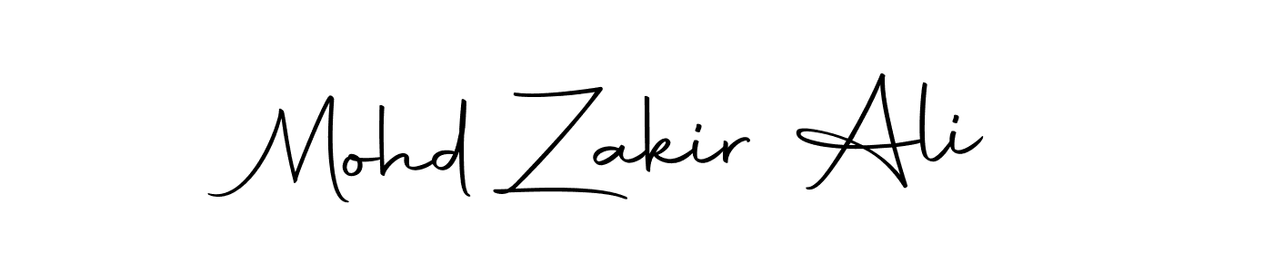 Make a beautiful signature design for name Mohd Zakir Ali. With this signature (Autography-DOLnW) style, you can create a handwritten signature for free. Mohd Zakir Ali signature style 10 images and pictures png