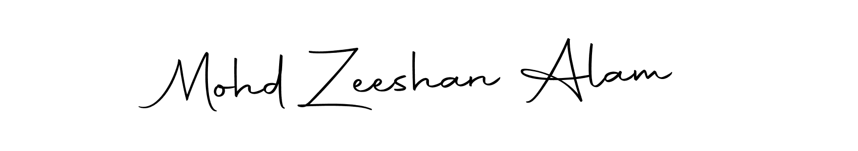 Use a signature maker to create a handwritten signature online. With this signature software, you can design (Autography-DOLnW) your own signature for name Mohd Zeeshan Alam. Mohd Zeeshan Alam signature style 10 images and pictures png