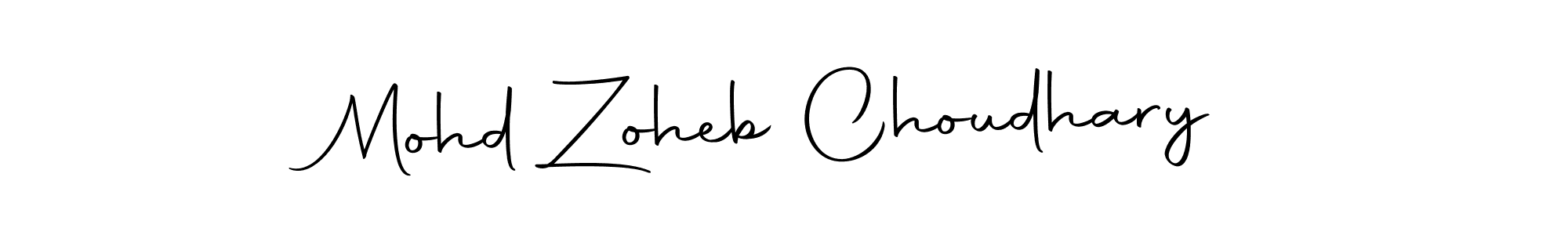 You can use this online signature creator to create a handwritten signature for the name Mohd Zoheb Choudhary. This is the best online autograph maker. Mohd Zoheb Choudhary signature style 10 images and pictures png