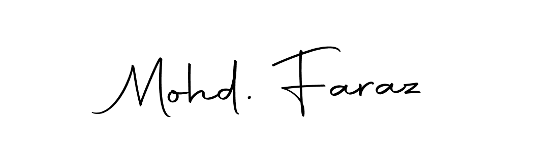 You can use this online signature creator to create a handwritten signature for the name Mohd. Faraz. This is the best online autograph maker. Mohd. Faraz signature style 10 images and pictures png