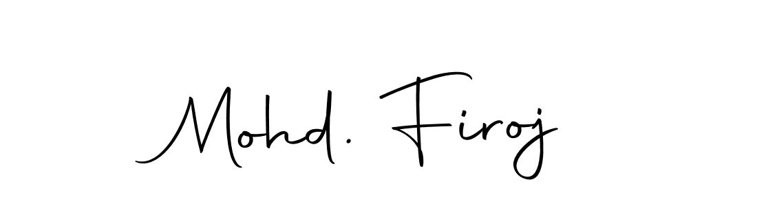 Use a signature maker to create a handwritten signature online. With this signature software, you can design (Autography-DOLnW) your own signature for name Mohd. Firoj. Mohd. Firoj signature style 10 images and pictures png