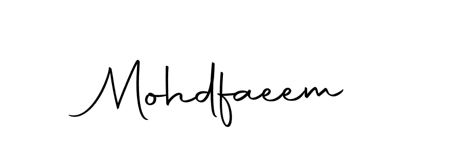 Make a beautiful signature design for name Mohdfaeem. With this signature (Autography-DOLnW) style, you can create a handwritten signature for free. Mohdfaeem signature style 10 images and pictures png