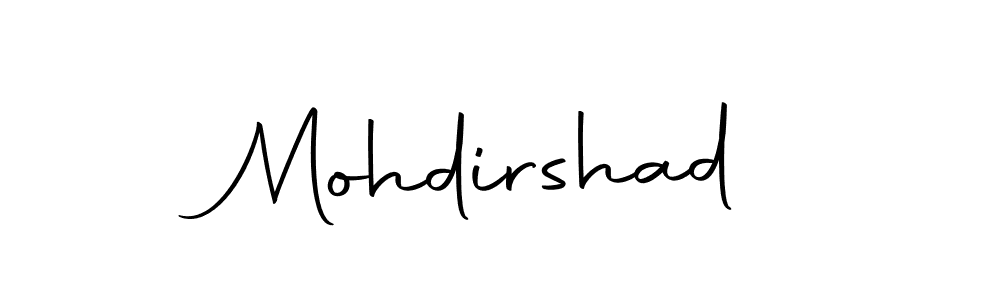 How to make Mohdirshad name signature. Use Autography-DOLnW style for creating short signs online. This is the latest handwritten sign. Mohdirshad signature style 10 images and pictures png