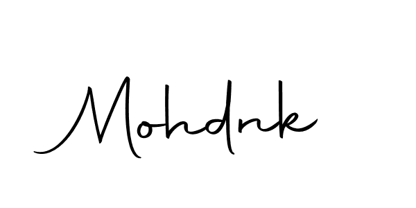 How to make Mohdnk signature? Autography-DOLnW is a professional autograph style. Create handwritten signature for Mohdnk name. Mohdnk signature style 10 images and pictures png