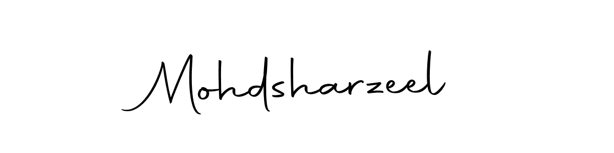 if you are searching for the best signature style for your name Mohdsharzeel. so please give up your signature search. here we have designed multiple signature styles  using Autography-DOLnW. Mohdsharzeel signature style 10 images and pictures png