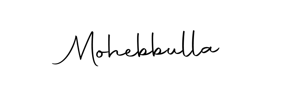 Mohebbulla stylish signature style. Best Handwritten Sign (Autography-DOLnW) for my name. Handwritten Signature Collection Ideas for my name Mohebbulla. Mohebbulla signature style 10 images and pictures png