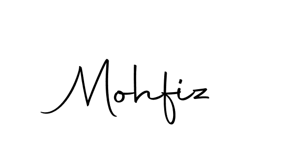 Use a signature maker to create a handwritten signature online. With this signature software, you can design (Autography-DOLnW) your own signature for name Mohfiz. Mohfiz signature style 10 images and pictures png