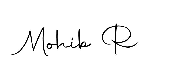 It looks lik you need a new signature style for name Mohib R. Design unique handwritten (Autography-DOLnW) signature with our free signature maker in just a few clicks. Mohib R signature style 10 images and pictures png