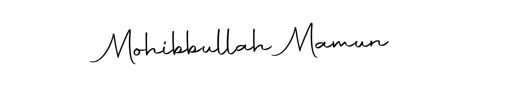 Make a short Mohibbullah Mamun signature style. Manage your documents anywhere anytime using Autography-DOLnW. Create and add eSignatures, submit forms, share and send files easily. Mohibbullah Mamun signature style 10 images and pictures png