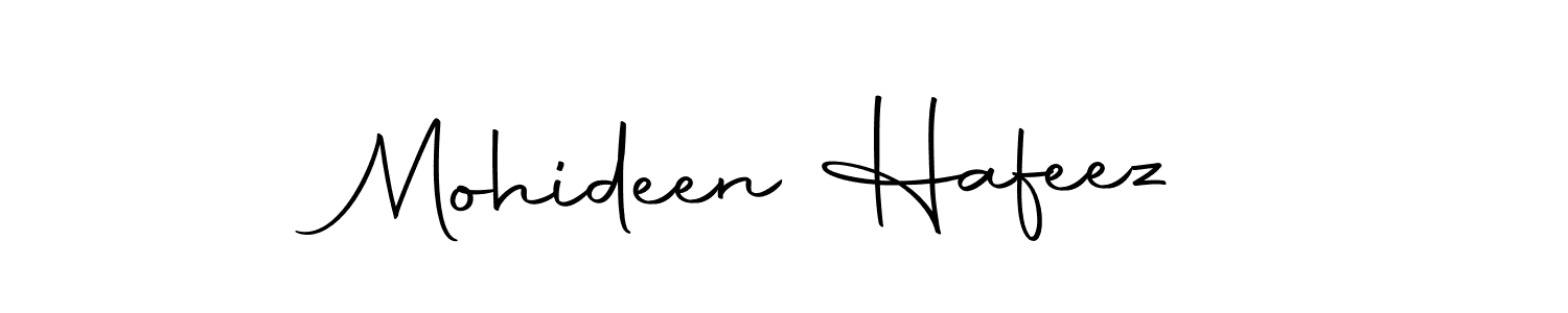 Make a beautiful signature design for name Mohideen Hafeez. Use this online signature maker to create a handwritten signature for free. Mohideen Hafeez signature style 10 images and pictures png