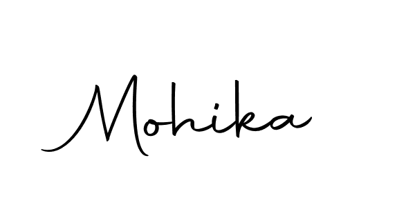 Create a beautiful signature design for name Mohika. With this signature (Autography-DOLnW) fonts, you can make a handwritten signature for free. Mohika signature style 10 images and pictures png