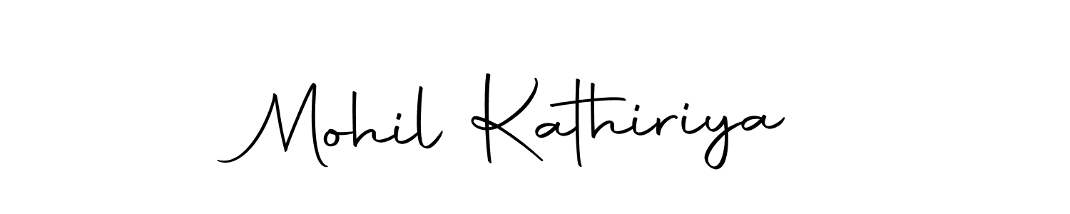 Make a beautiful signature design for name Mohil Kathiriya. Use this online signature maker to create a handwritten signature for free. Mohil Kathiriya signature style 10 images and pictures png