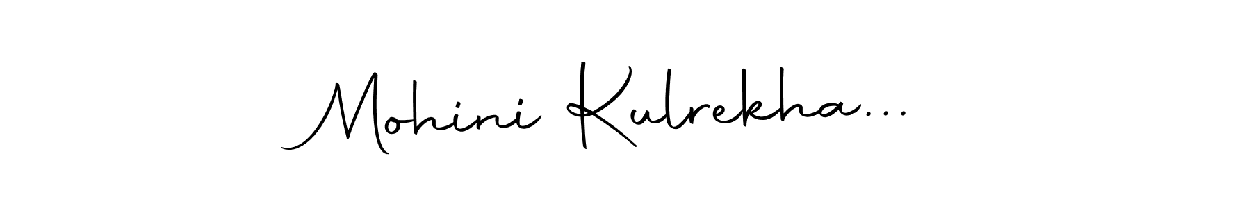 Make a beautiful signature design for name Mohini Kulrekha.... Use this online signature maker to create a handwritten signature for free. Mohini Kulrekha... signature style 10 images and pictures png