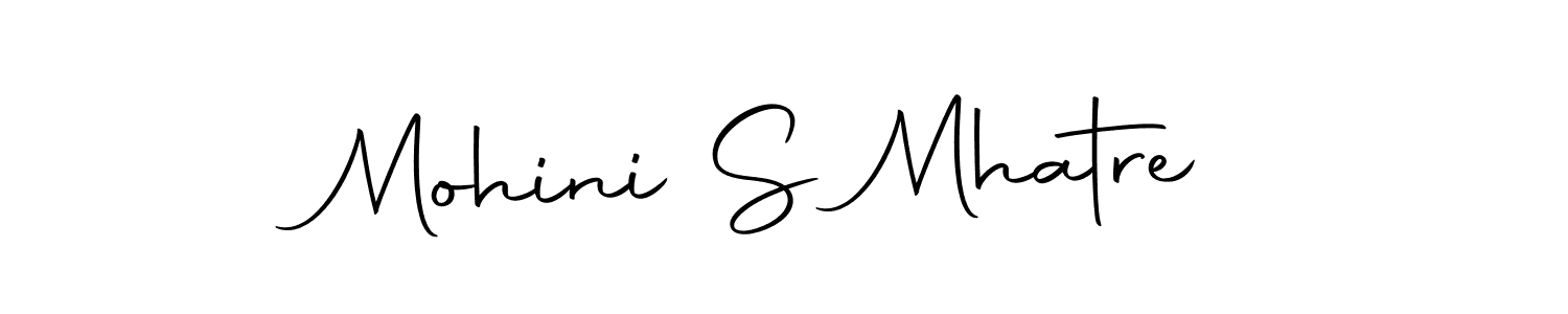 You can use this online signature creator to create a handwritten signature for the name Mohini S Mhatre. This is the best online autograph maker. Mohini S Mhatre signature style 10 images and pictures png
