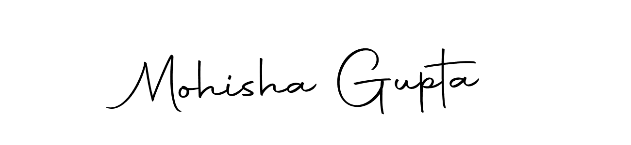 Mohisha Gupta stylish signature style. Best Handwritten Sign (Autography-DOLnW) for my name. Handwritten Signature Collection Ideas for my name Mohisha Gupta. Mohisha Gupta signature style 10 images and pictures png