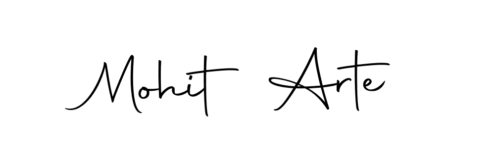 Use a signature maker to create a handwritten signature online. With this signature software, you can design (Autography-DOLnW) your own signature for name Mohit Arte. Mohit Arte signature style 10 images and pictures png
