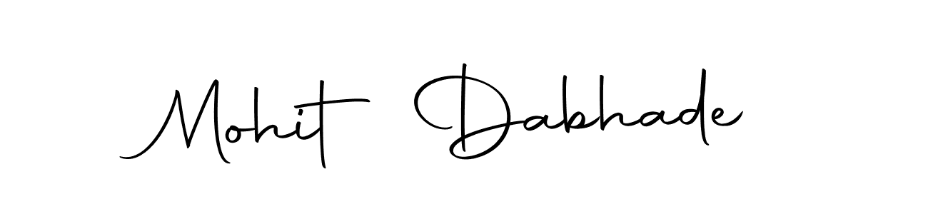 Make a beautiful signature design for name Mohit Dabhade. Use this online signature maker to create a handwritten signature for free. Mohit Dabhade signature style 10 images and pictures png