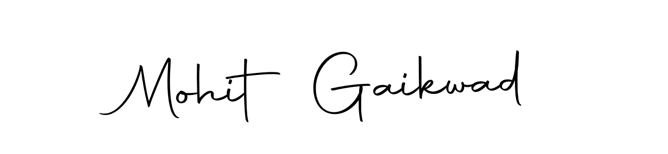 Make a short Mohit Gaikwad signature style. Manage your documents anywhere anytime using Autography-DOLnW. Create and add eSignatures, submit forms, share and send files easily. Mohit Gaikwad signature style 10 images and pictures png
