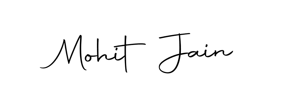 Mohit Jain stylish signature style. Best Handwritten Sign (Autography-DOLnW) for my name. Handwritten Signature Collection Ideas for my name Mohit Jain. Mohit Jain signature style 10 images and pictures png