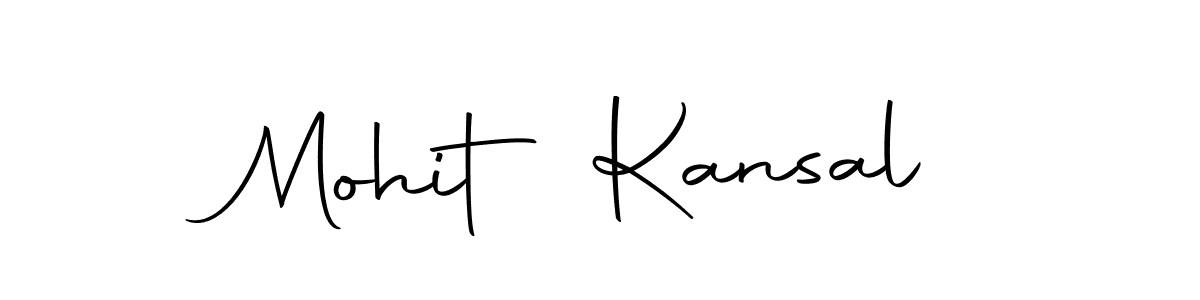 It looks lik you need a new signature style for name Mohit Kansal. Design unique handwritten (Autography-DOLnW) signature with our free signature maker in just a few clicks. Mohit Kansal signature style 10 images and pictures png