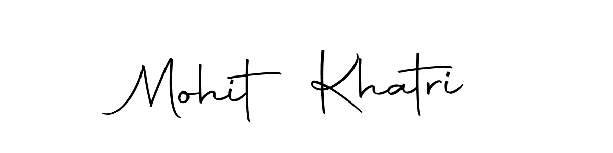 Make a beautiful signature design for name Mohit Khatri. Use this online signature maker to create a handwritten signature for free. Mohit Khatri signature style 10 images and pictures png