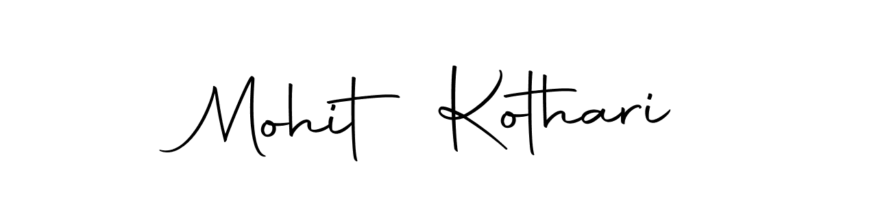 Also we have Mohit Kothari name is the best signature style. Create professional handwritten signature collection using Autography-DOLnW autograph style. Mohit Kothari signature style 10 images and pictures png