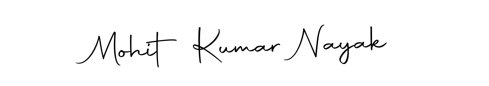 Also we have Mohit Kumar Nayak name is the best signature style. Create professional handwritten signature collection using Autography-DOLnW autograph style. Mohit Kumar Nayak signature style 10 images and pictures png